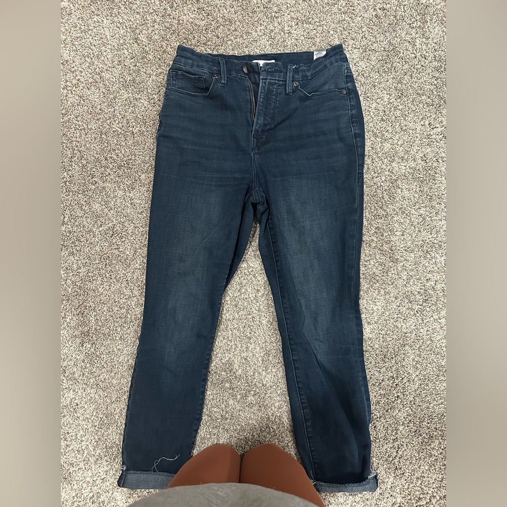 Good American Dark Blue Skinny Jeans